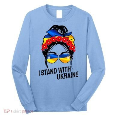 Support Ukraine Pride I Stand With Ukraine Flag Gift Long Sleeve Shirt