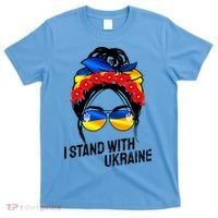 Support Ukraine Pride I Stand With Ukraine Flag Gift T-Shirt thumb 0