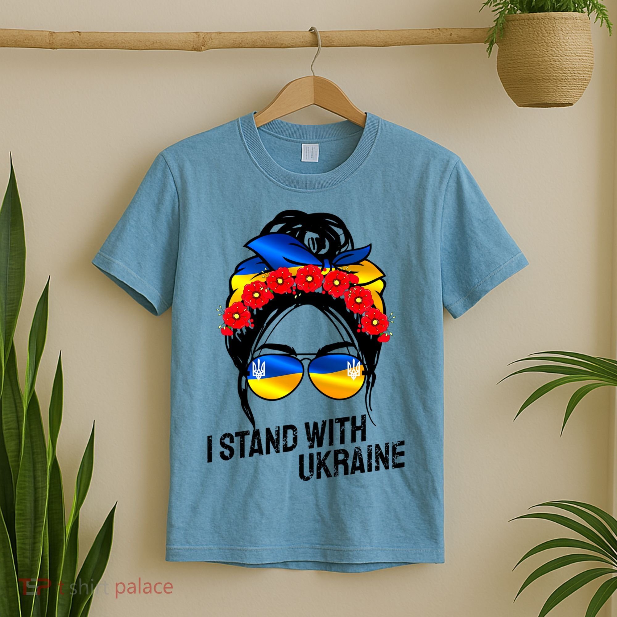 Support Ukraine Pride I Stand With Ukraine Flag Gift T-Shirt