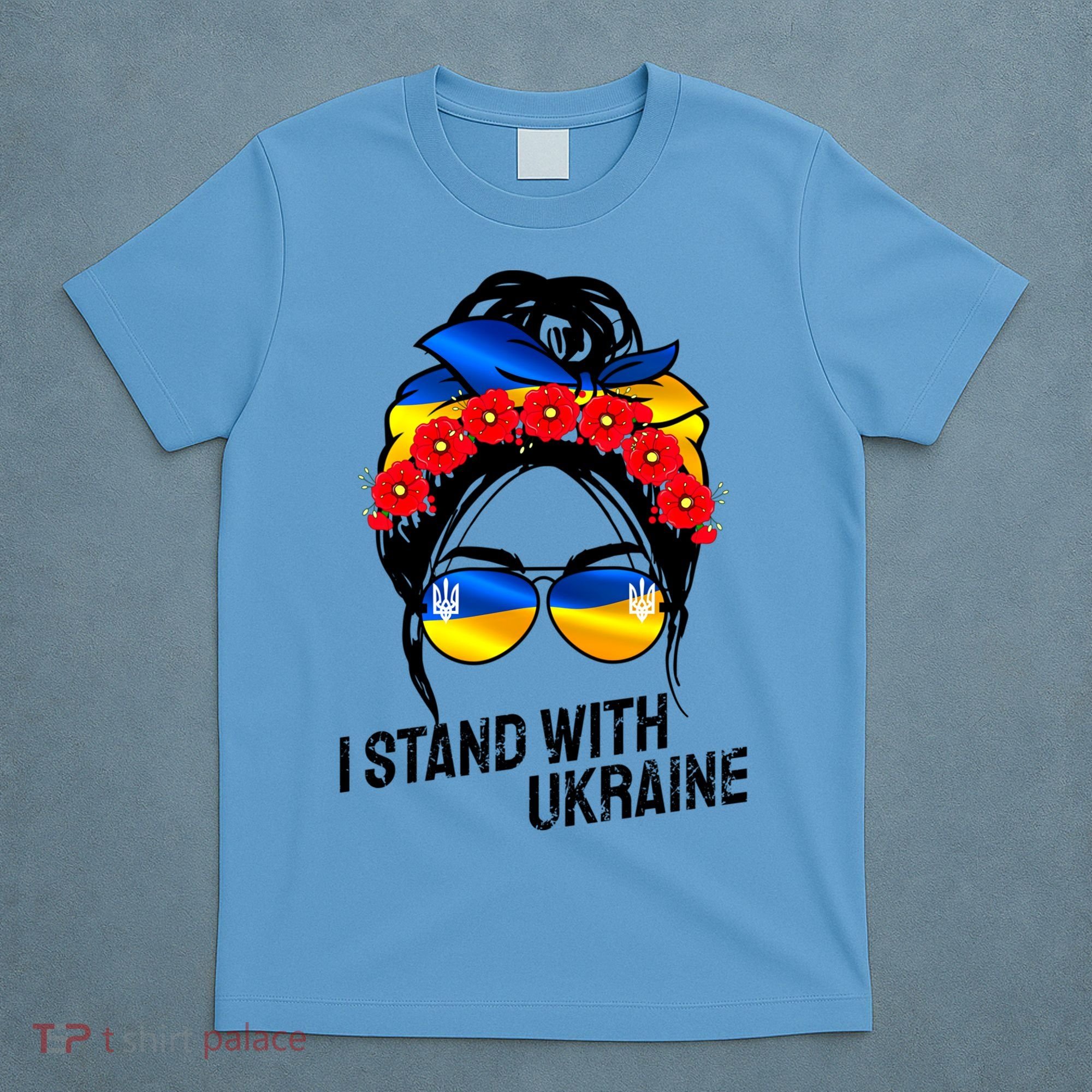 Support Ukraine Pride I Stand With Ukraine Flag Gift T-Shirt