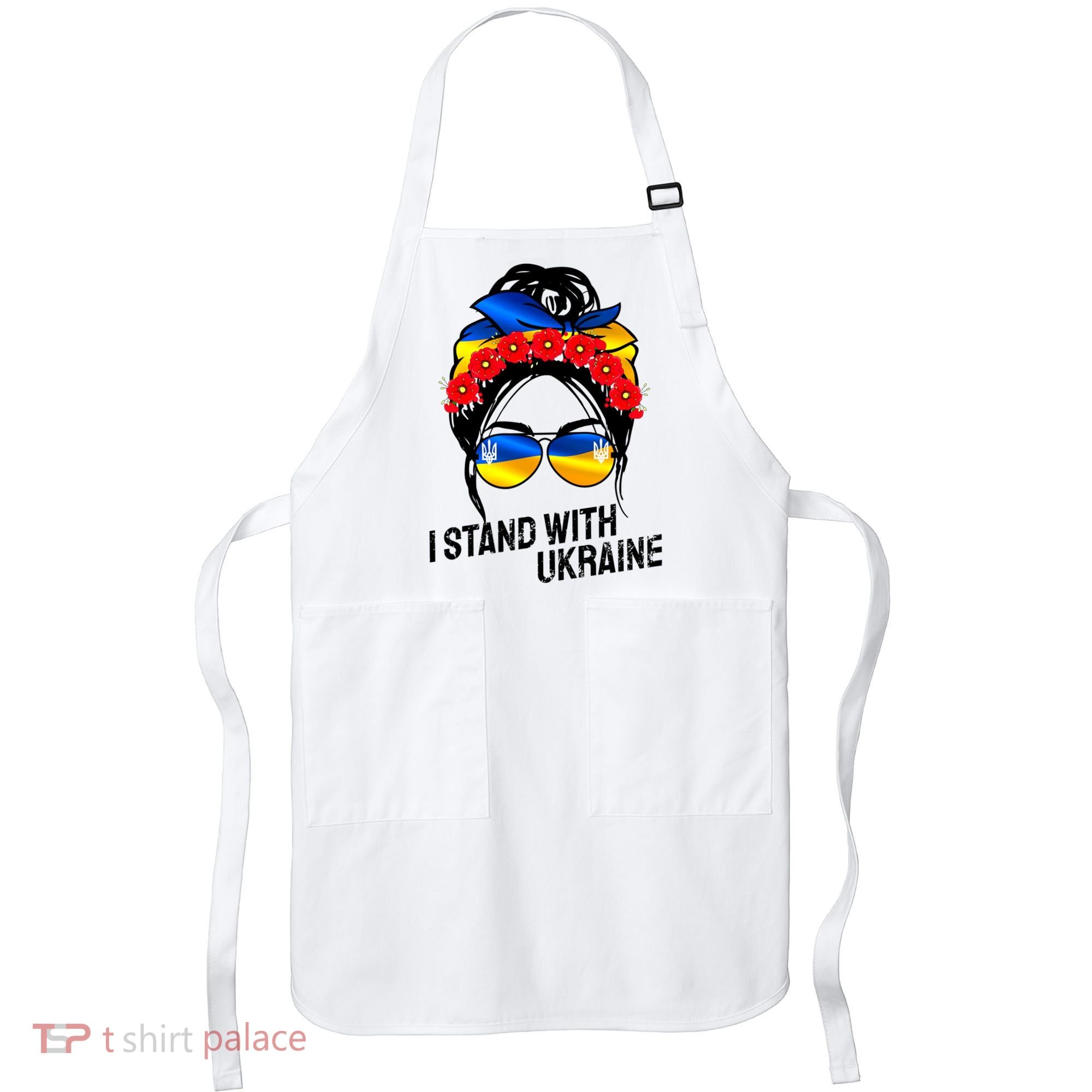 Support Ukraine Pride I Stand With Ukraine Flag Gift Apron
