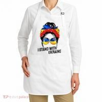 Support Ukraine Pride I Stand With Ukraine Flag Gift Apron thumb 2