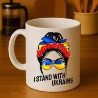 Support Ukraine Pride I Stand With Ukraine Flag Gift Coffee Mug thumb 4