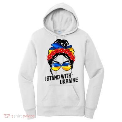 Support Ukraine Pride I Stand With Ukraine Flag Gift Women's Hoodie
