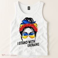 Support Ukraine Pride I Stand With Ukraine Flag Gift Tank Top thumb 2