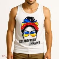 Support Ukraine Pride I Stand With Ukraine Flag Gift Tank Top thumb 3