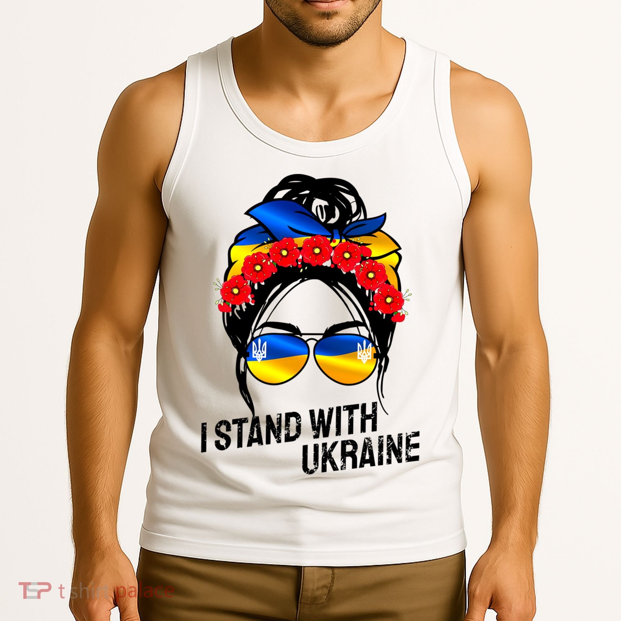 Support Ukraine Pride I Stand With Ukraine Flag Gift Tank Top