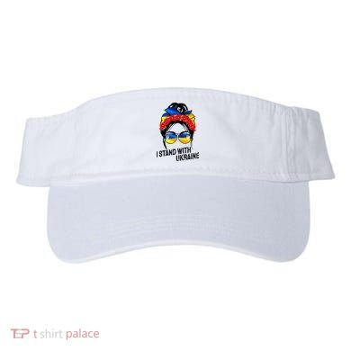 Support Ukraine Pride I Stand With Ukraine Flag Gift Visor