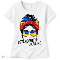 Support Ukraine Pride I Stand With Ukraine Flag Gift Women's T-Shirt thumb 0