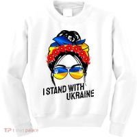 Support Ukraine Pride I Stand With Ukraine Flag Gift Kids Sweatshirt thumb 0