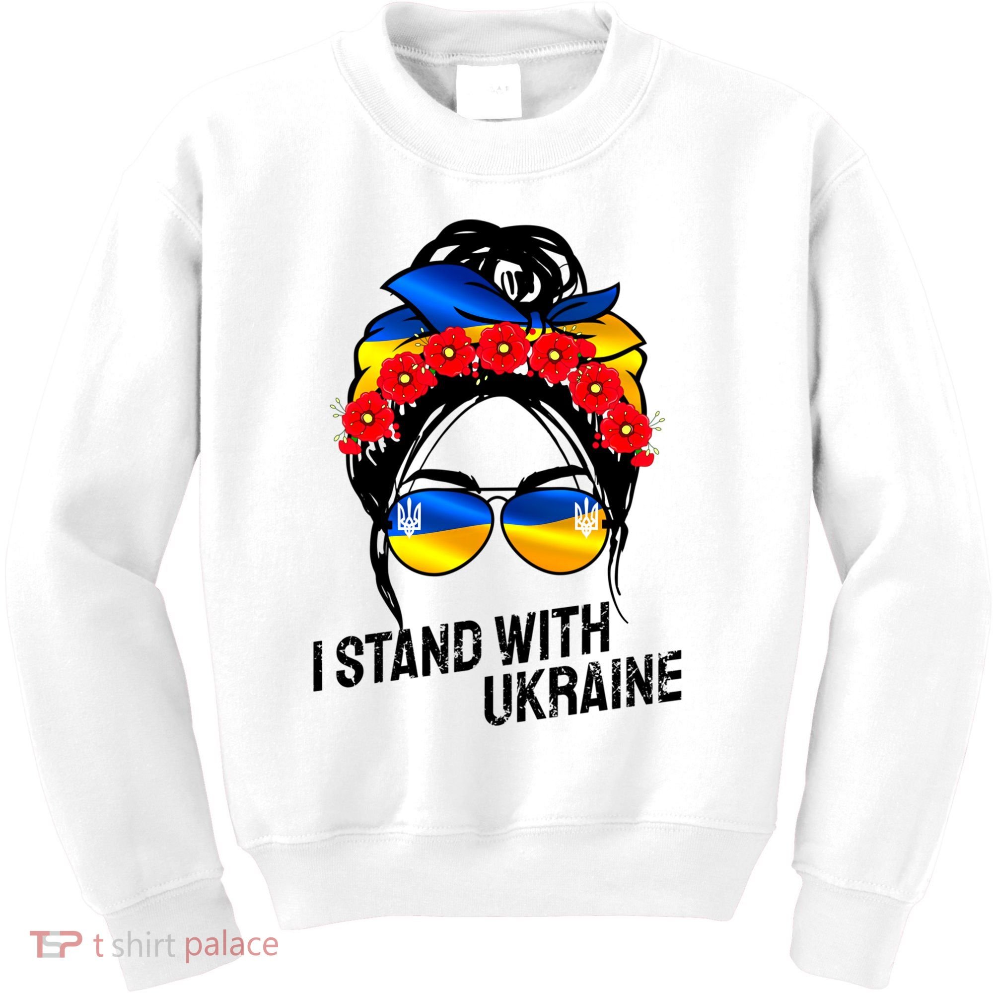 Support Ukraine Pride I Stand With Ukraine Flag Gift Kids Sweatshirt