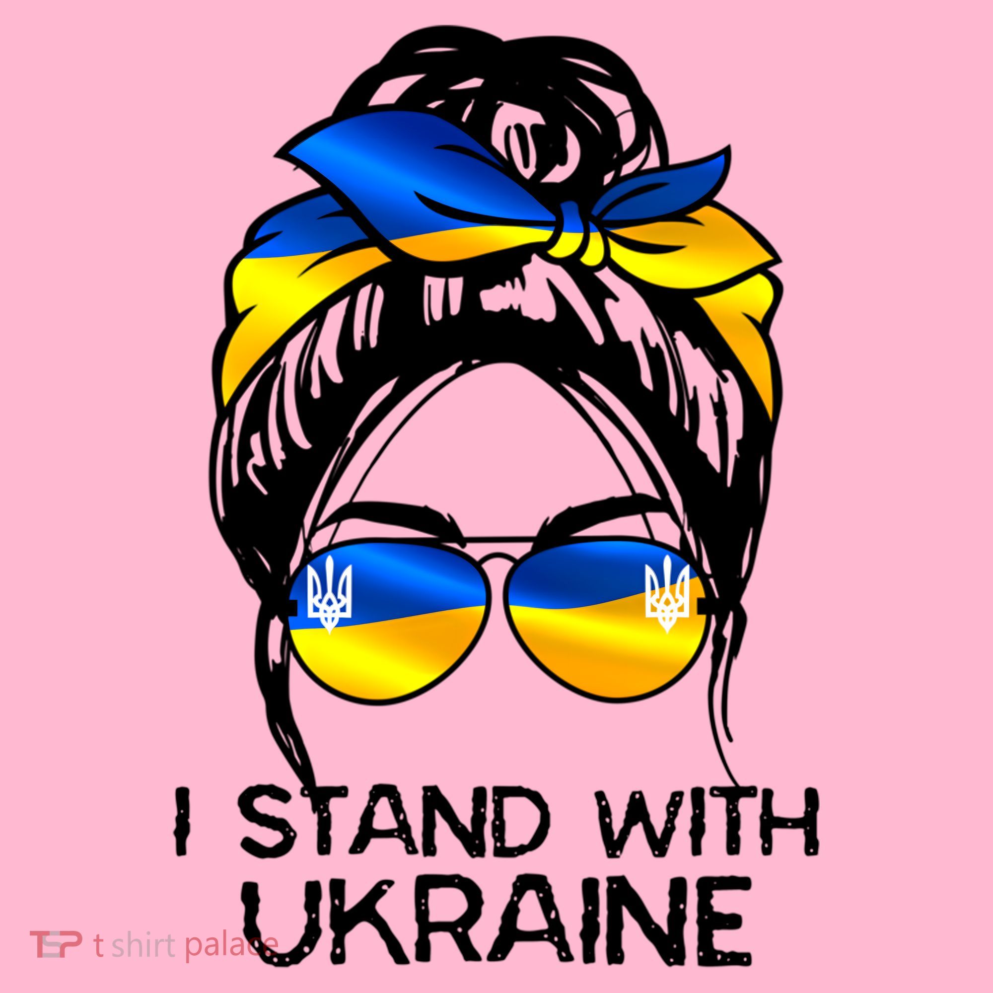 Support Ukraine Pride I Stand With Ukraine Flag Gift Coaster