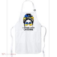 Support Ukraine Pride I Stand With Ukraine Flag Gift Apron thumb 0