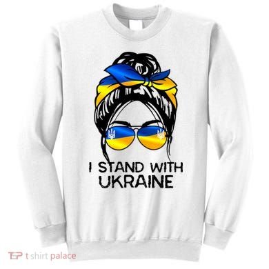 Support Ukraine Pride I Stand With Ukraine Flag Gift Sweatshirt