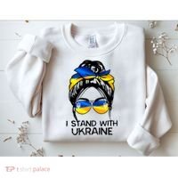 Support Ukraine Pride I Stand With Ukraine Flag Gift Sweatshirt thumb 2