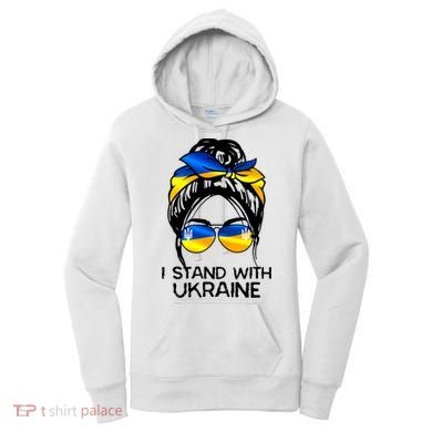 Support Ukraine Pride I Stand With Ukraine Flag Gift Women's Hoodie