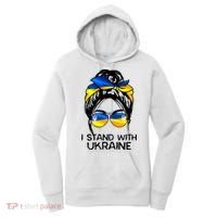 Support Ukraine Pride I Stand With Ukraine Flag Gift Women's Hoodie thumb 0