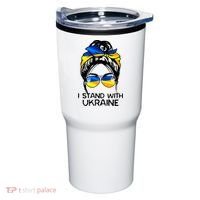 Support Ukraine Pride I Stand With Ukraine Flag Gift Tumbler thumb 0