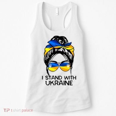 Support Ukraine Pride I Stand With Ukraine Flag Gift Women's Tank Top