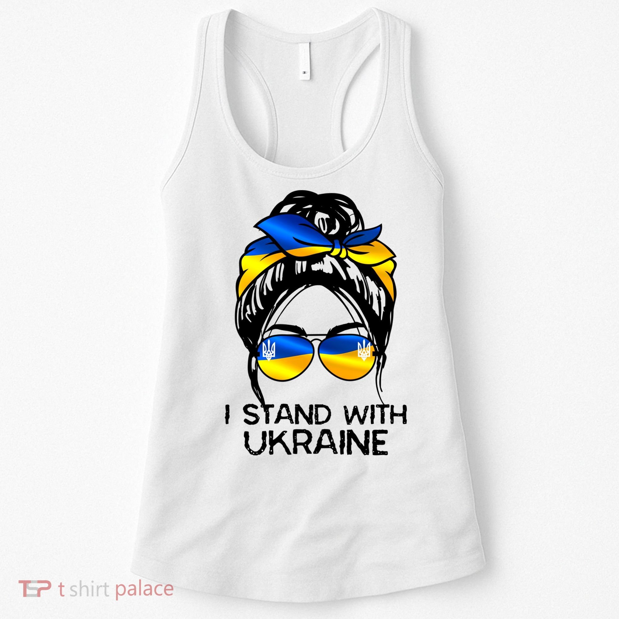 Support Ukraine Pride I Stand With Ukraine Flag Gift Women's Tank Top