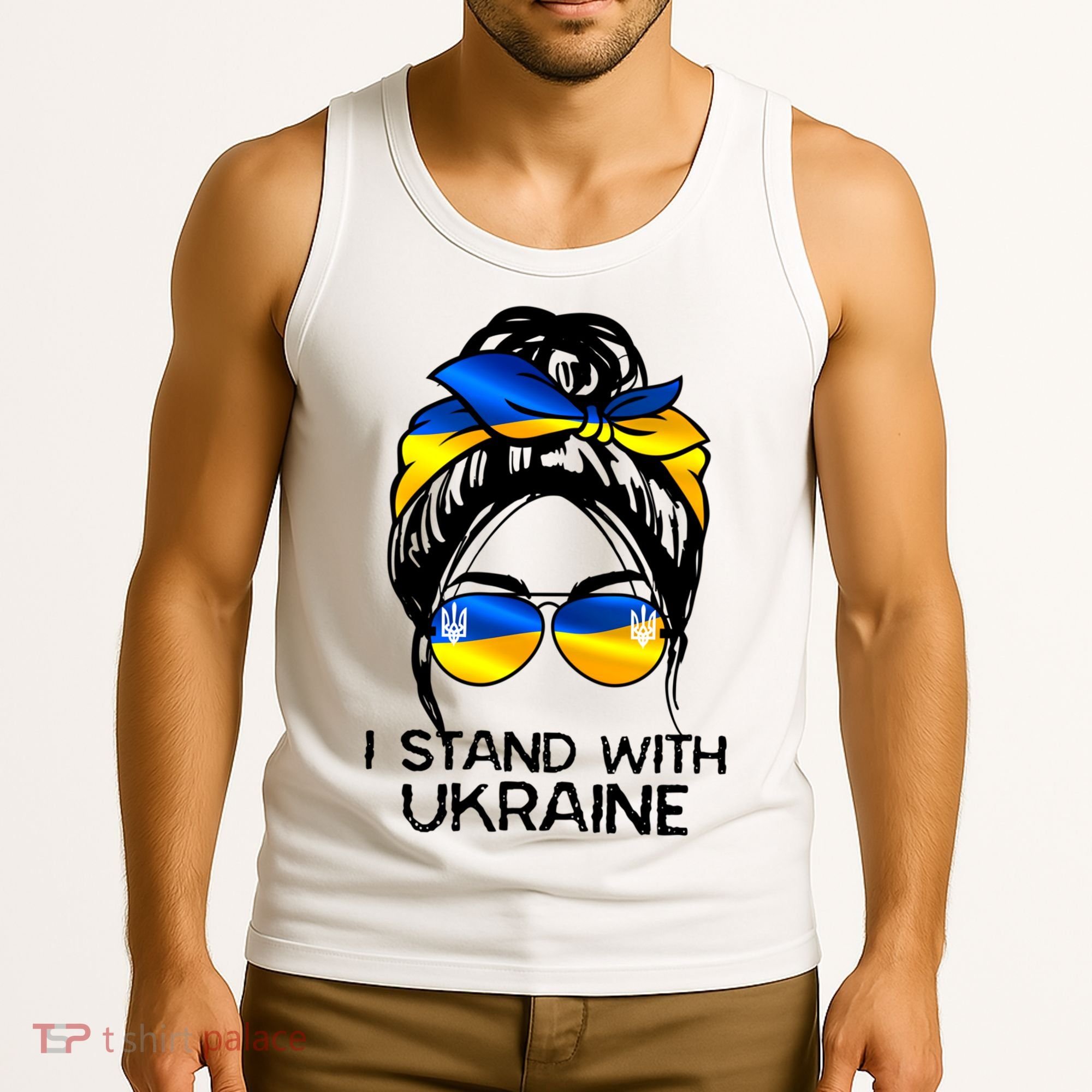 Support Ukraine Pride I Stand With Ukraine Flag Gift Tank Top