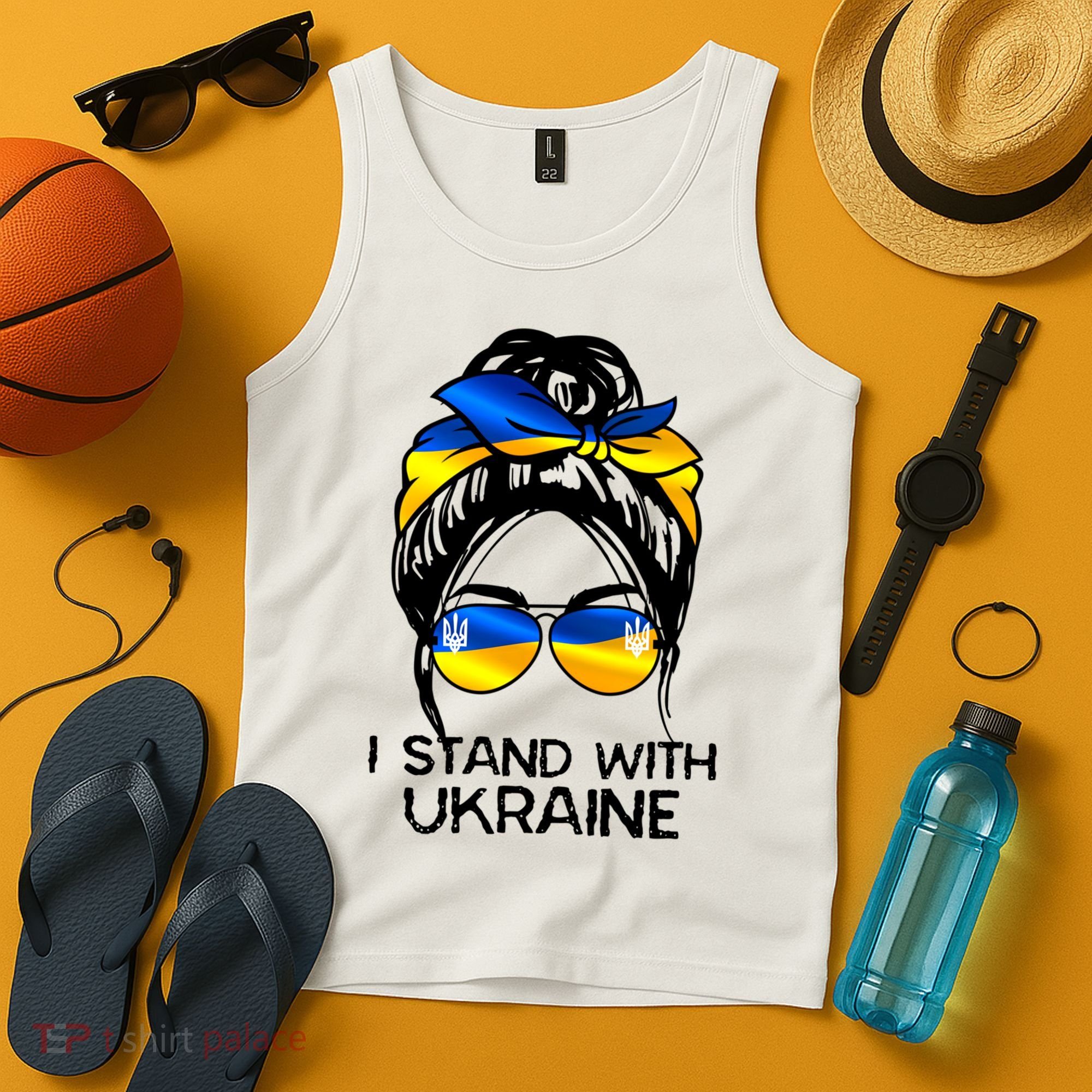 Support Ukraine Pride I Stand With Ukraine Flag Gift Tank Top