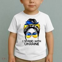 Support Ukraine Pride I Stand With Ukraine Flag Gift Toddler T-Shirt thumb 2