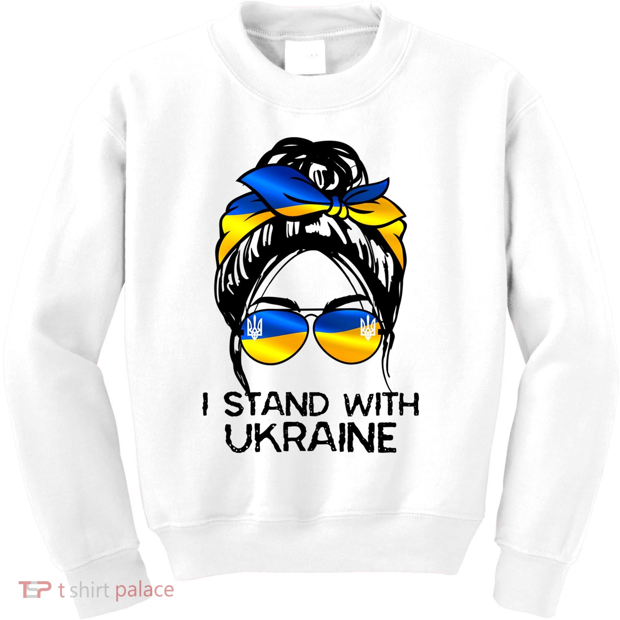 Support Ukraine Pride I Stand With Ukraine Flag Gift Kids Sweatshirt