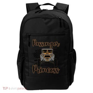 Sxs Utv Passenger Princess Orange Flag Backpack