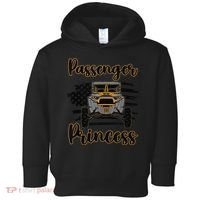 Sxs Utv Passenger Princess Orange Flag Toddler Hoodie thumb 0