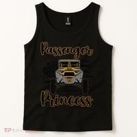Sxs Utv Passenger Princess Orange Flag Tank Top thumb 2