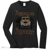 Sxs Utv Passenger Princess Orange Flag Women's Long Sleeve Shirt thumb 0