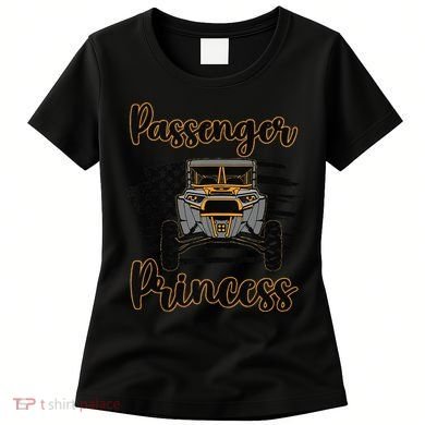 Sxs Utv Passenger Princess Orange Flag Women's T-Shirt