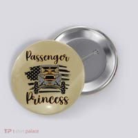 Sxs Utv Passenger Princess Orange Flag Button thumb 0