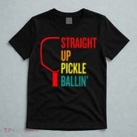 Straight Up Pickle Ballin' For Pickleball Lovers T-Shirt thumb 5