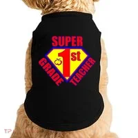 Super 1st Grade Teacher Doggie Tank thumb 0