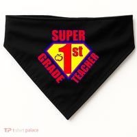 Super 1st Grade Teacher USA-Made Doggie Bandana thumb 0