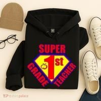 Super 1st Grade Teacher Hoodie thumb 4