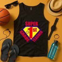 Super 1st Grade Teacher Tank Top thumb 4