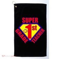 Super 1st Grade Teacher Golf Towel thumb 0