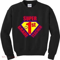 Super 1st Grade Teacher Kids Sweatshirt thumb 0