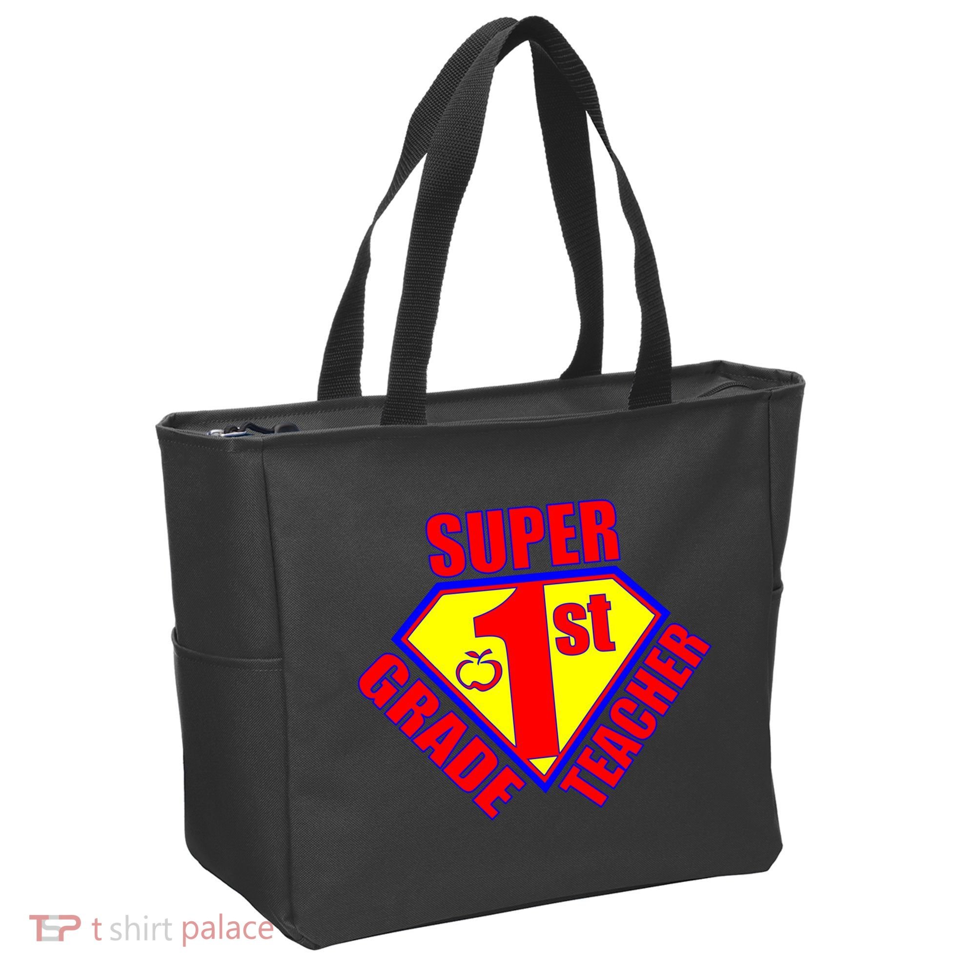 Super 1st Grade Teacher Tote Bag