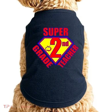 Super 2nd Grade Teacher Doggie Tank