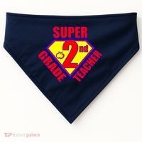 Super 2nd Grade Teacher USA-Made Doggie Bandana thumb 0