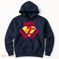 Super 2nd Grade Teacher Hoodie thumb 0