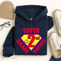 Super 2nd Grade Teacher Hoodie thumb 4