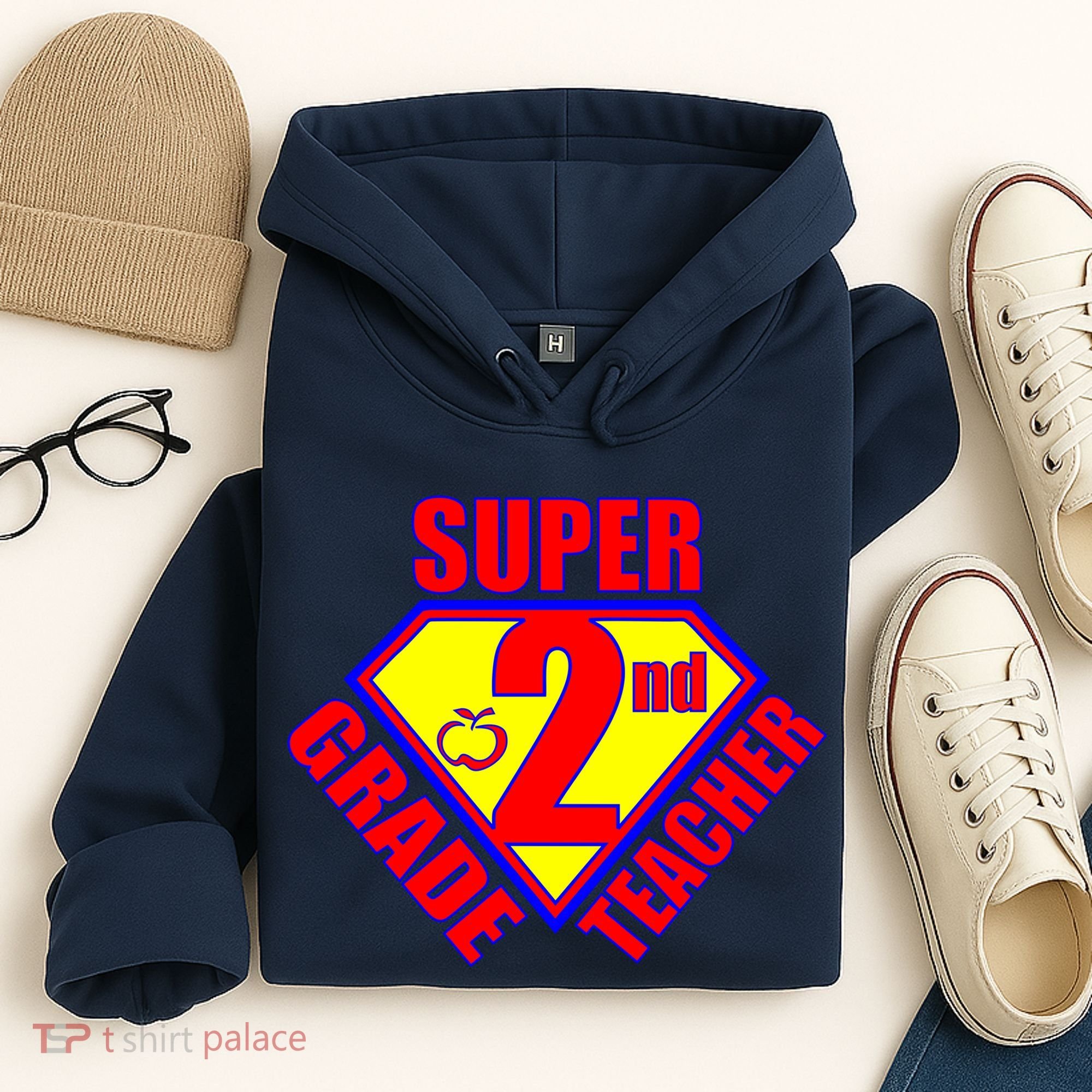 Super 2nd Grade Teacher Hoodie