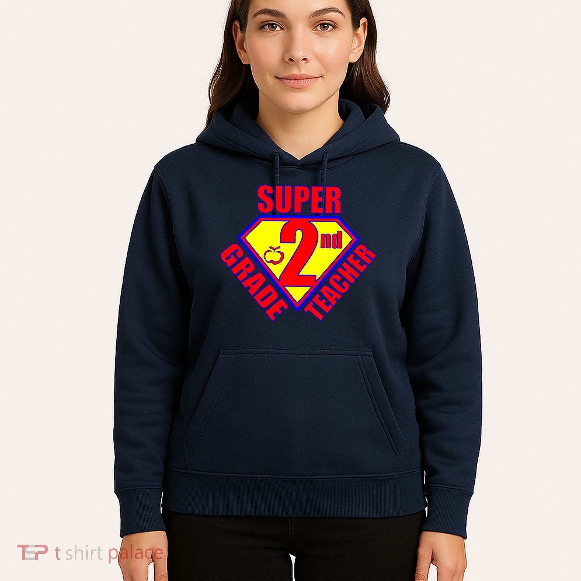 Super 2nd Grade Teacher Hoodie