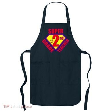 Super 2nd Grade Teacher Apron
