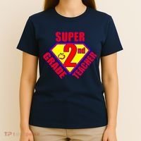 Super 2nd Grade Teacher T-Shirt thumb 4